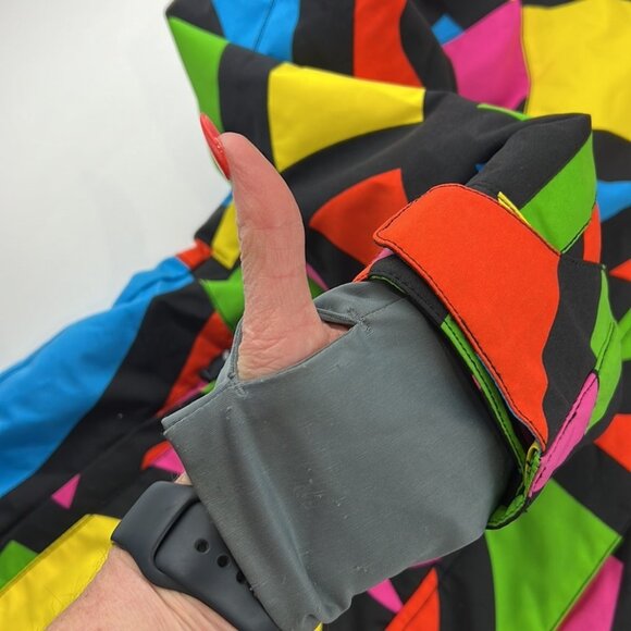 BLMG Blue Magic Multi Colour Vented Winter Snowboard Jacket - Picture 4 of 10